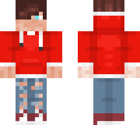 red hoodie and shoes guy white