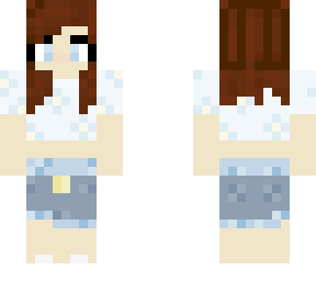 summer baby blue girl