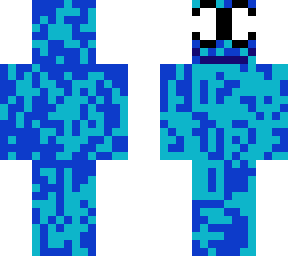 the blue scary man