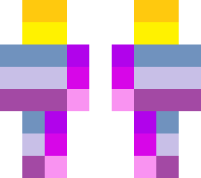 weird glitched rainbow