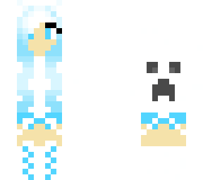 white creeper hoodie girl