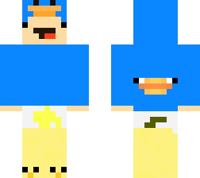 baba duck with a hoddie