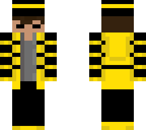 black and yellow jacket