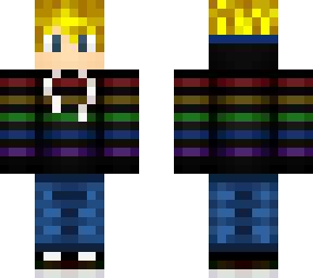 blonde rainbow hoodie