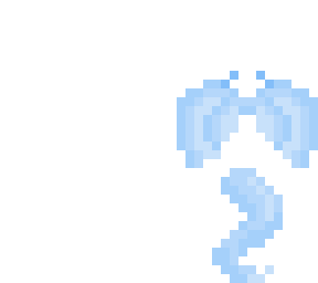 blue dragon tail and wings base