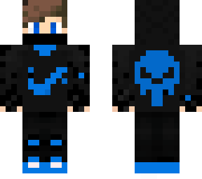 blue nike skin