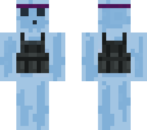 blue slime with band