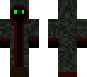 dark cloaked person