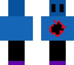 dead blue man