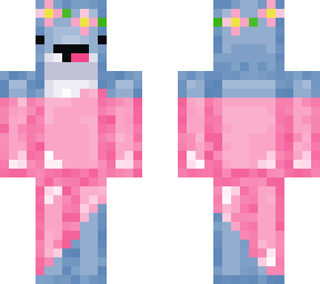 dolphin in a dress but it's skeppy