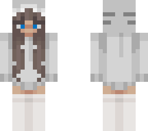 gray shark girl