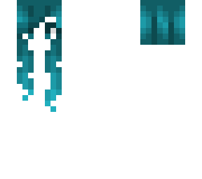 hb - long curly cyan warped