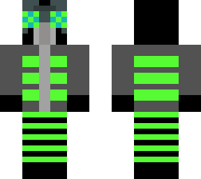 neon gas mask guy