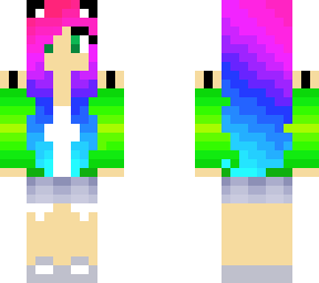 ombre cat girl (fixed)