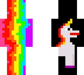 rainbow & a unicorn