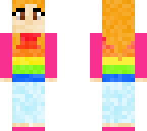 rainbow girl