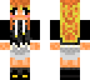 slime girl orange