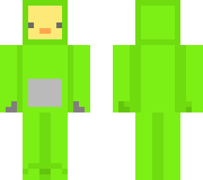 teletubby duck green