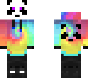tie dye panda