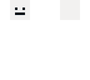 unamused ghost head