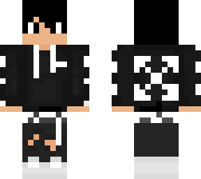 black off white
