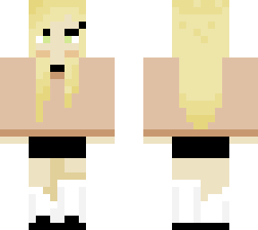 blond girl in cozy sweater