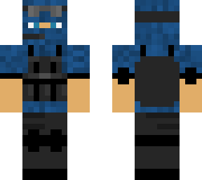 blue camo swat