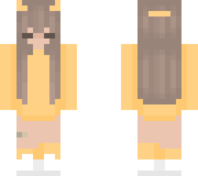 chibi yellow devil girl