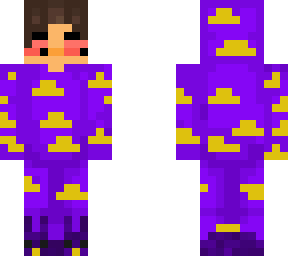 cloud suit purple and yellow