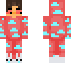 cloud suit red and blue