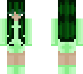 comfy green girl