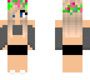 cozy girl in tight skirt