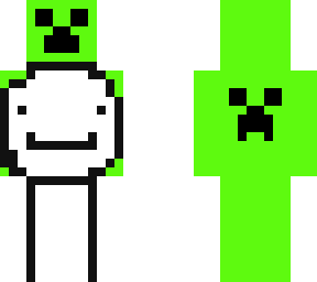 dream with creeper face