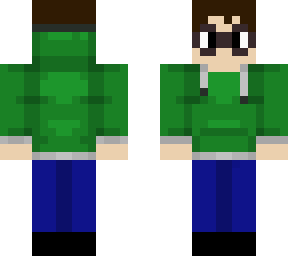 green hoodie w/glasses