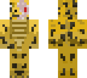 leopard gecko with half a mask