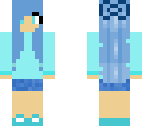 light blue girl (upgraded)