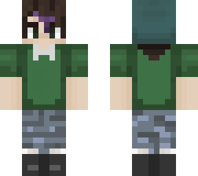 not my skin, just a re-do of the hair