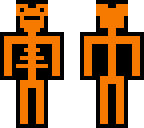 orange skull trooper