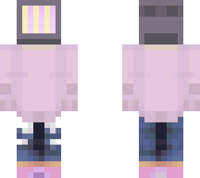 pink tv head