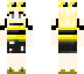 short blonde hair bee girl