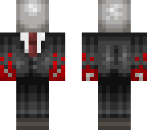 slenderman with bloody hands