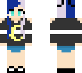 space bun girl.