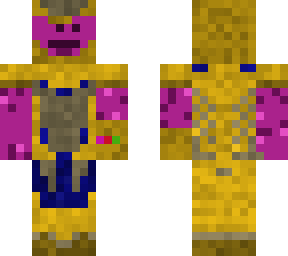 thanos with glove and armor