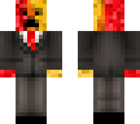 the red and orange suited creeper