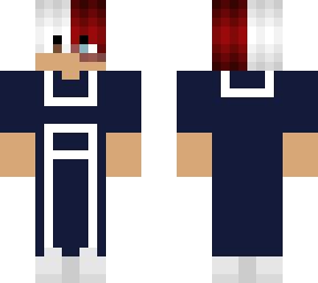 todoroki in his gym uniform