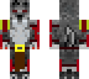 wolf whit armor