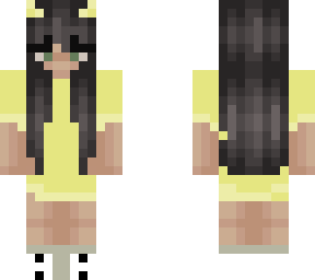 yellow kawii devil girl