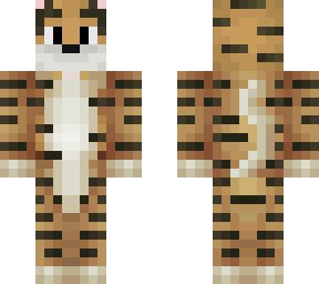 albine tiger