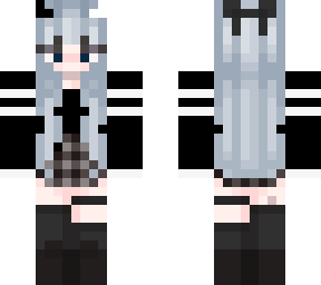 black and white demon