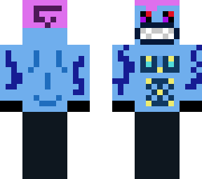 blue man